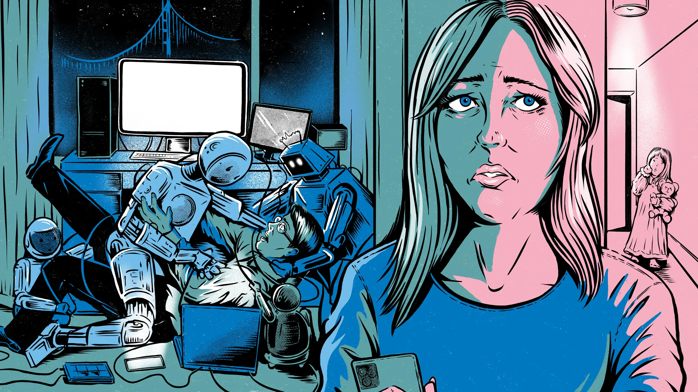 The Family Cost of Living in the AI Boom