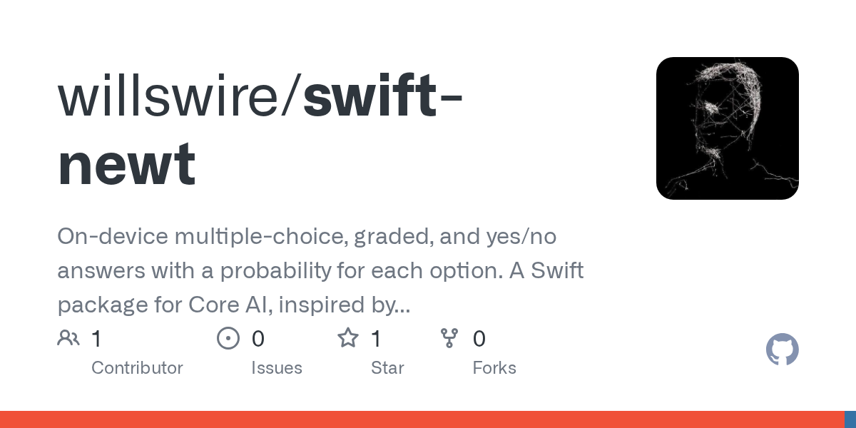 Newt Brings On-Device Multiple-Choice Model Scoring to Swift