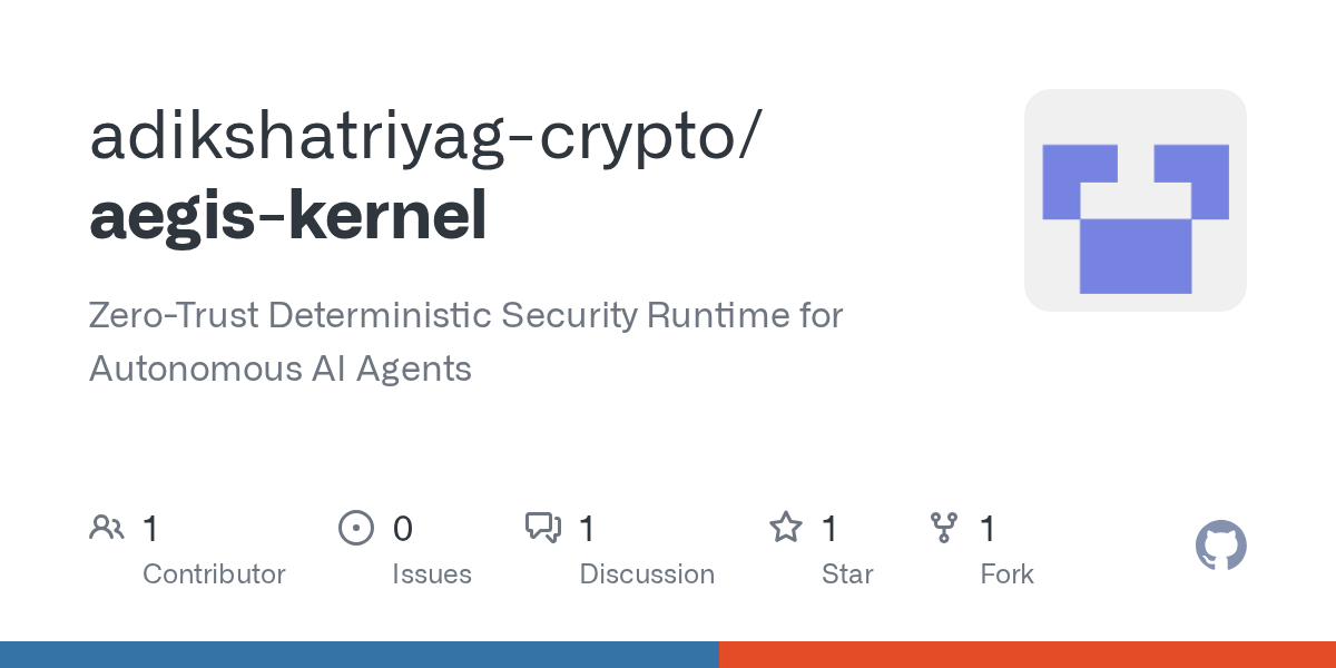 AegisKernel proposes deterministic security controls for autonomous AI agents