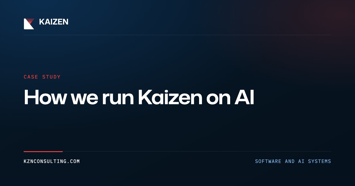 How Kaizen Runs an AI Agent for Company Operations