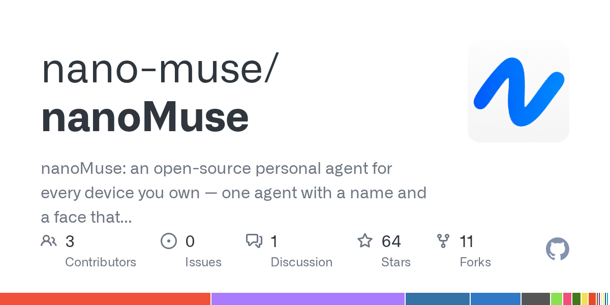 nanoMuse Open-Sources a Cross-Device Personal Agent