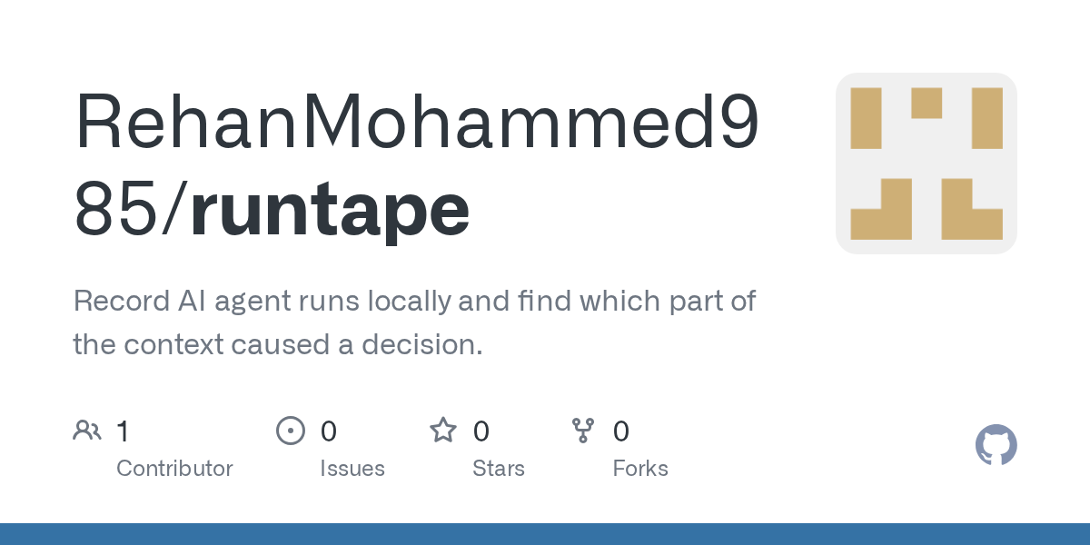 runtape Uses Counterfactual Replay to Debug AI Agent Decisions