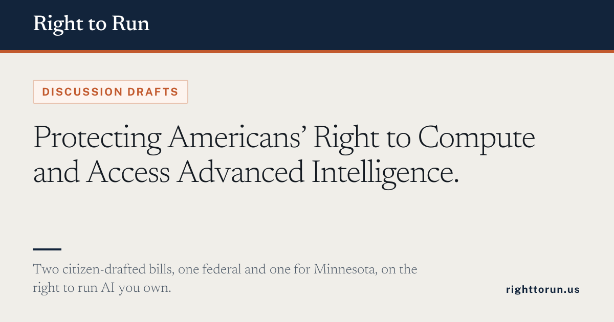 Proposed Bills Would Protect Lawful Access to Compute and Advanced AI