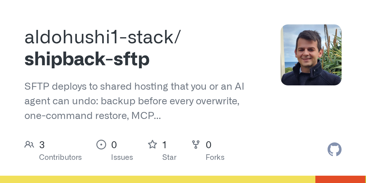 Shipback SFTP Gives AI Agents Undoable Shared-Hosting Deploys