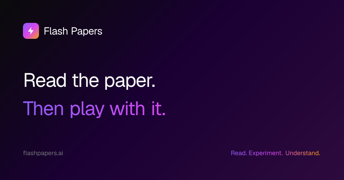 Flash Papers Turns Academic Papers Into Interactive Explainers