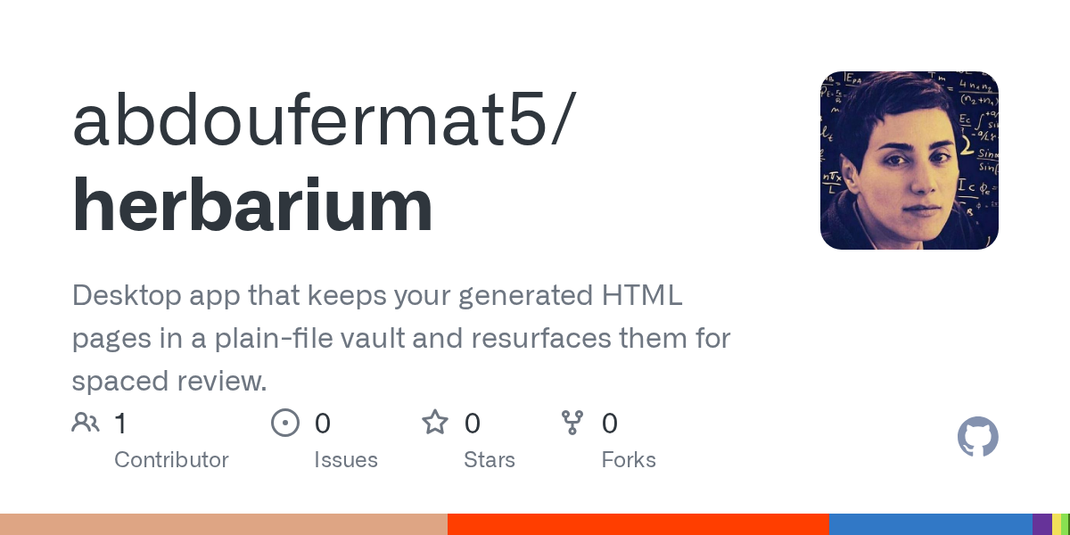 Herbarium stores AI-generated HTML pages in a searchable review vault