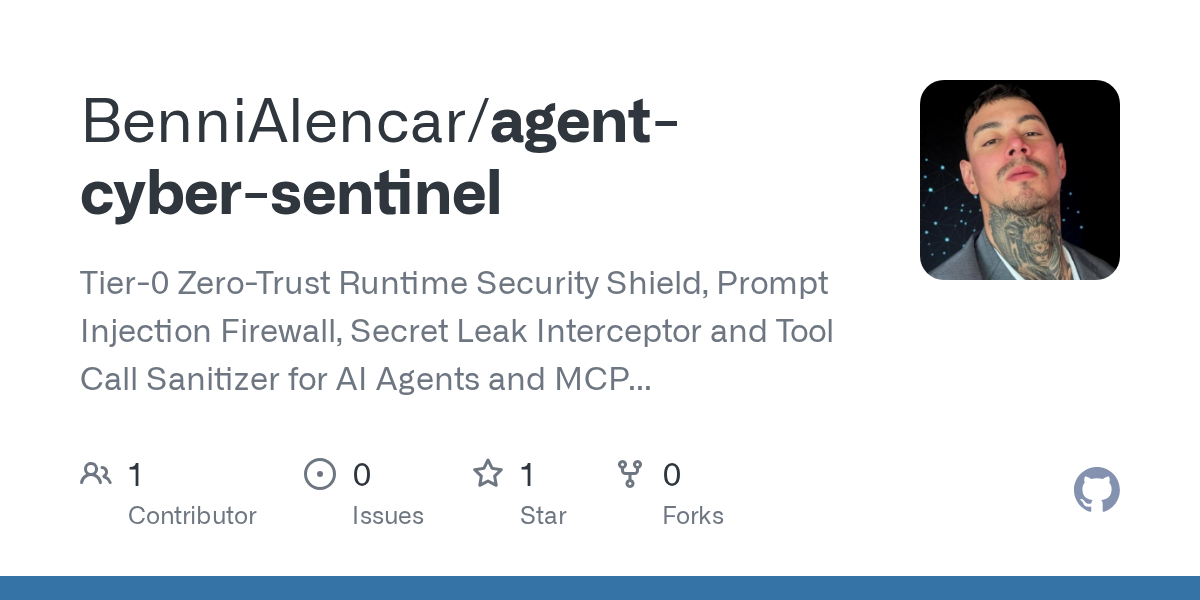 Agent Cyber Sentinel Adds Runtime Security for AI Agents and MCP Servers