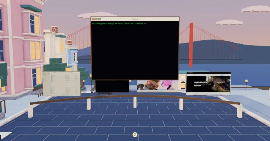 AI-Assisted Starling Linux Desktop Adds an Optional 3D City Mode