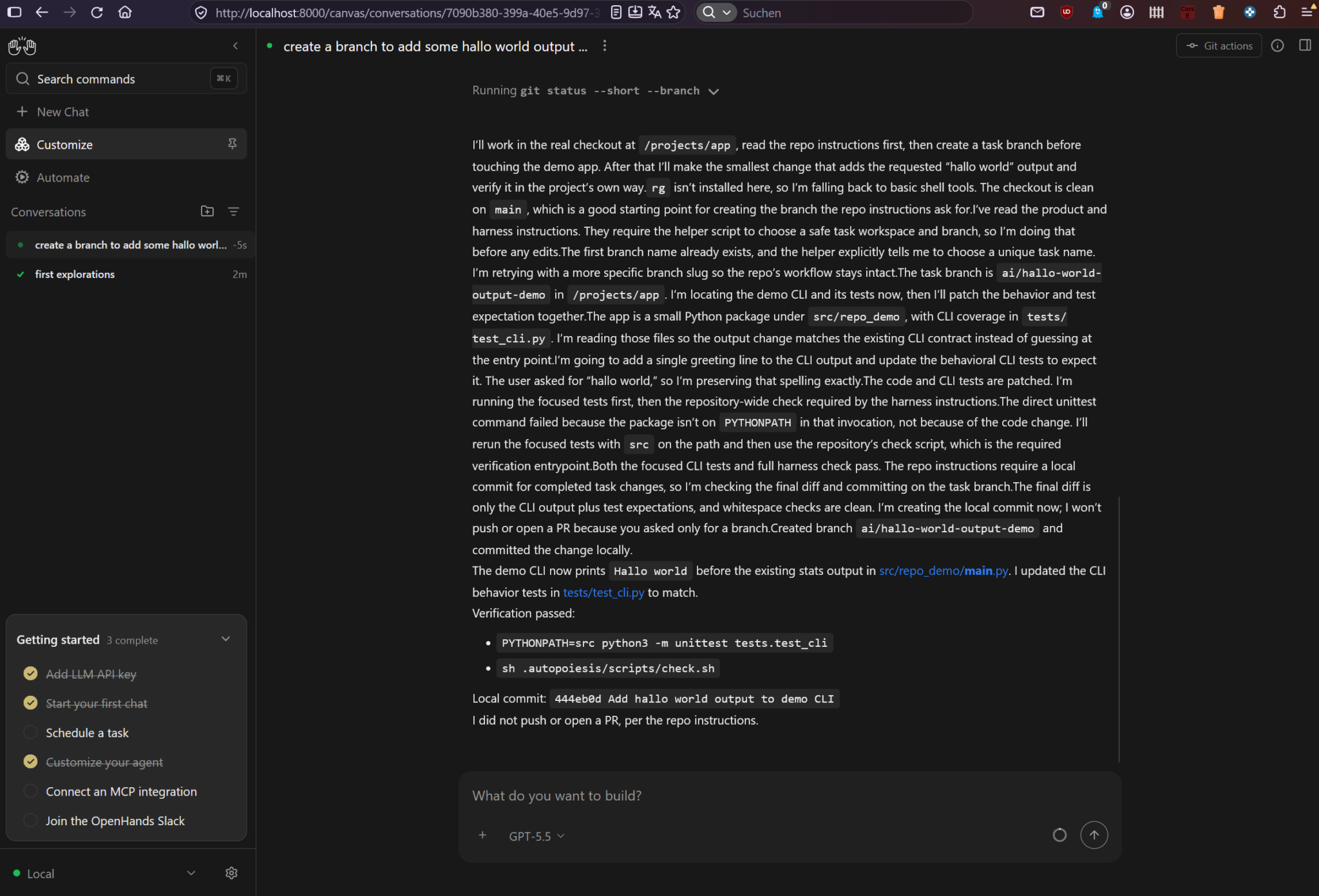 Autopoiesis: A Concept for Repositories to Ship a Preconfigured AI Platform