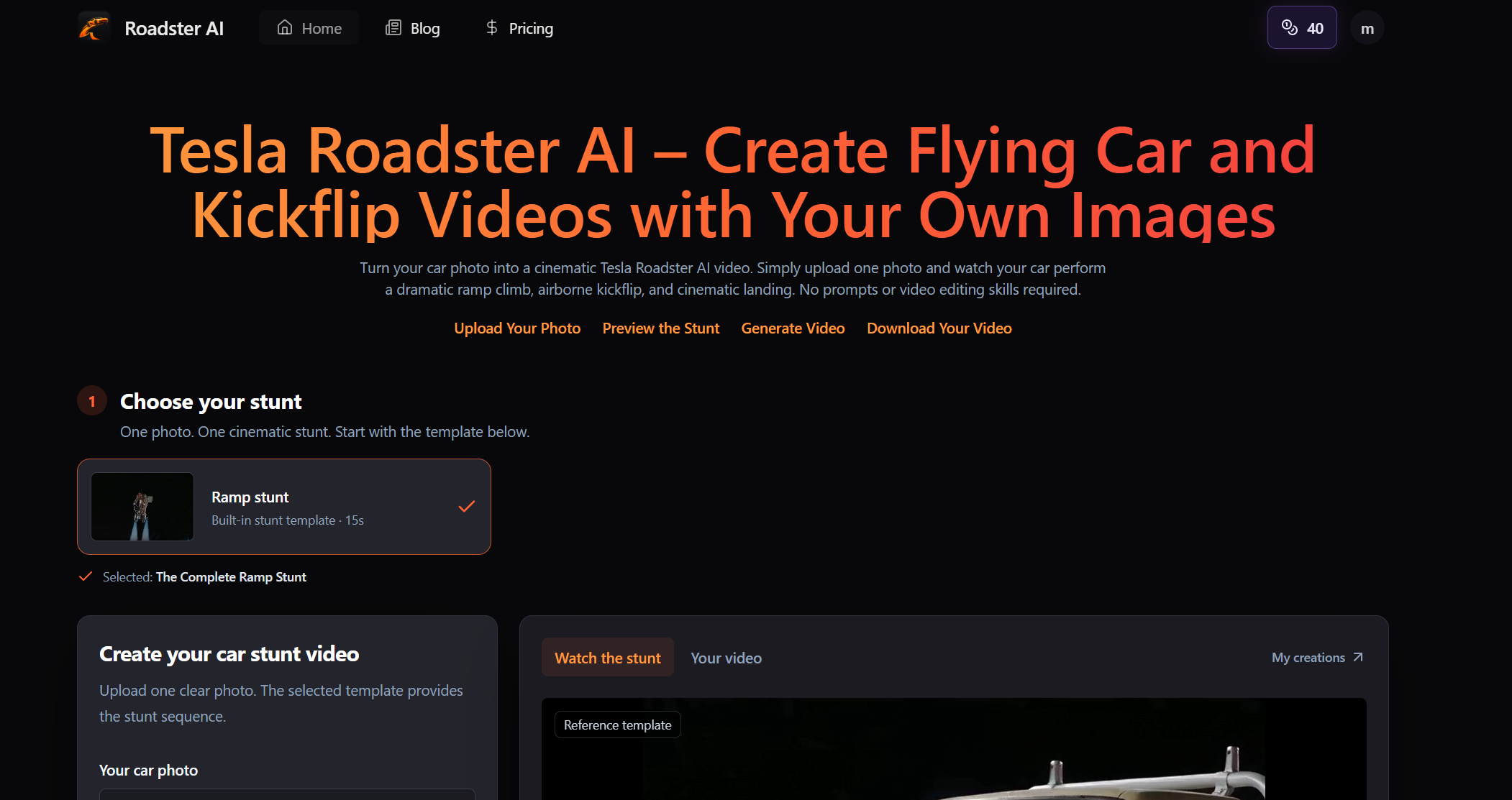 How to Create Flying Car Videos with an AI Generator