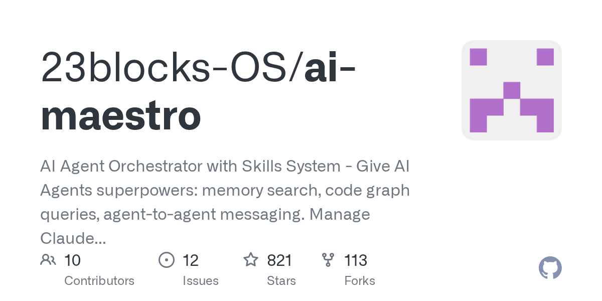 AI Maestro Open-Source Platform Orchestrates AI Agents Across Machines