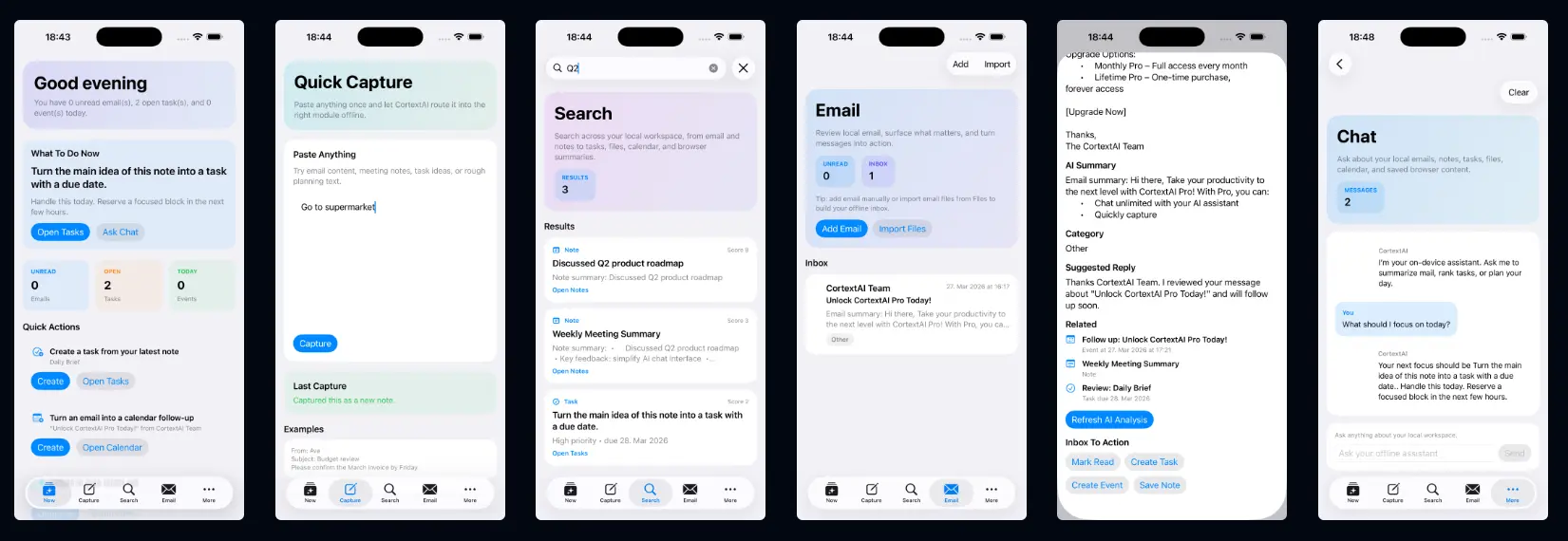 CortextAI Introduces a Private Offline AI Productivity Workspace