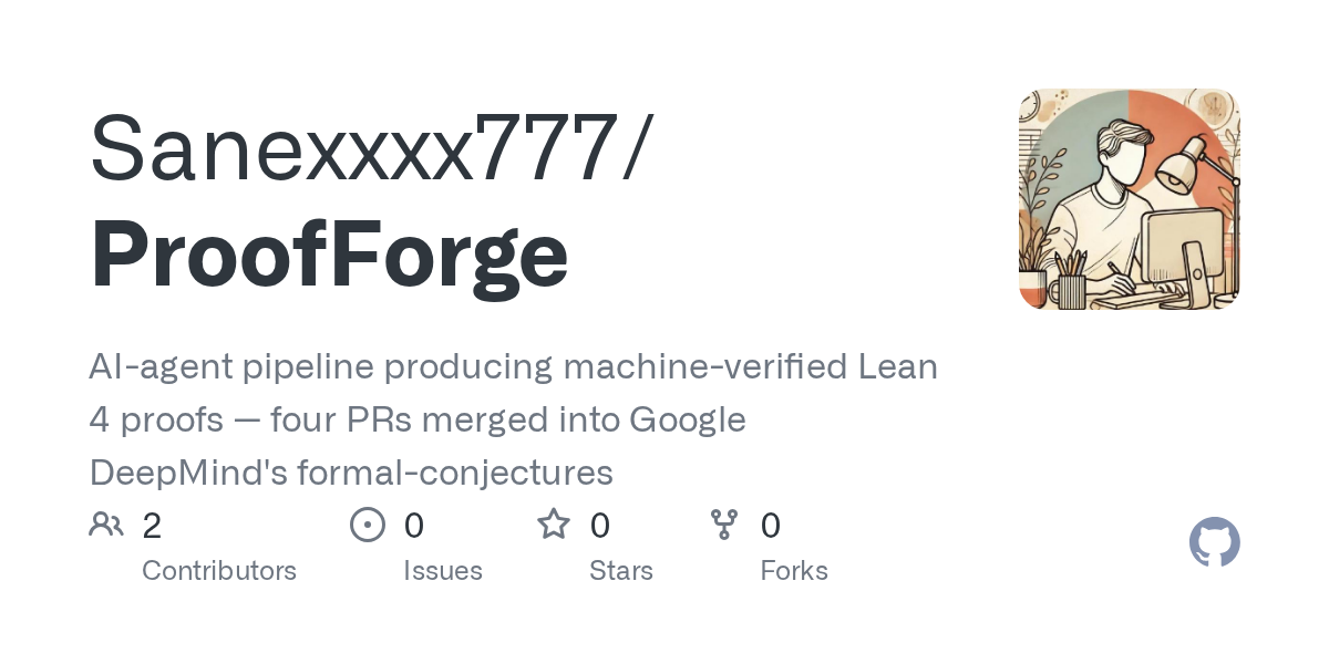 ProofForge Uses AI Agents to Produce Kernel-Verified Lean Proofs