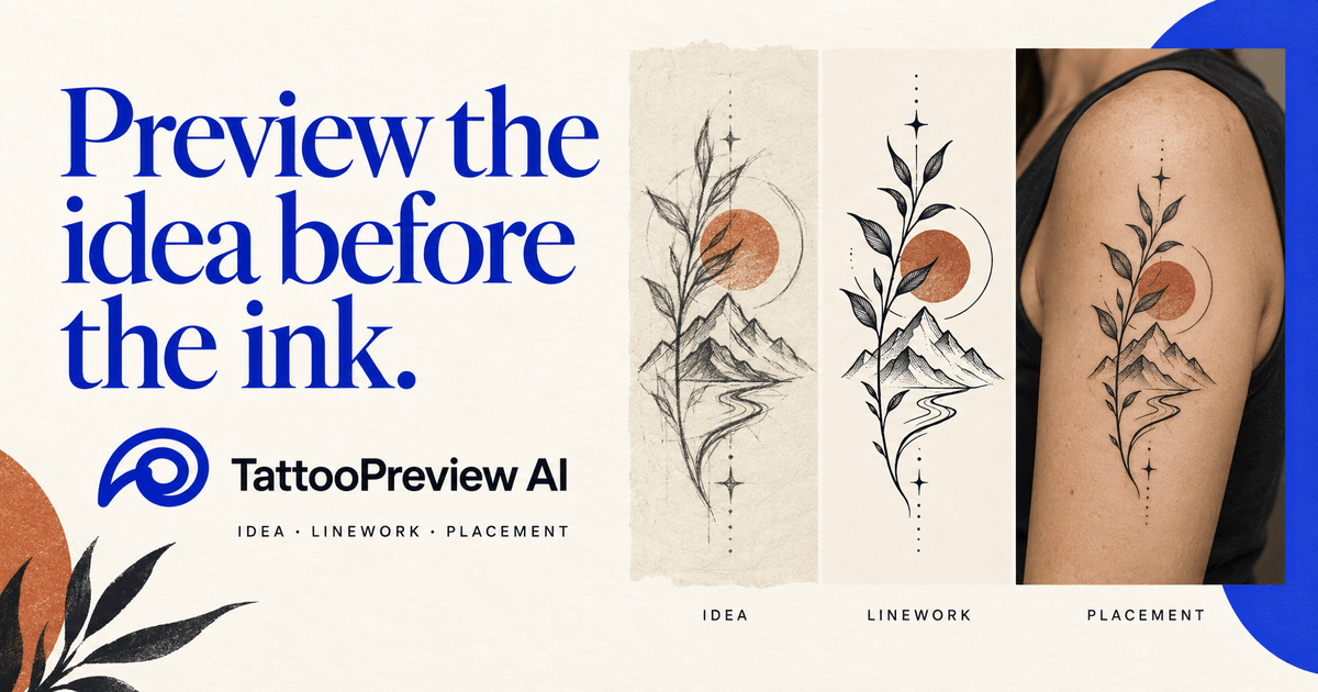 AI Tattoo Generator for Ideas, Stencils, and Placement