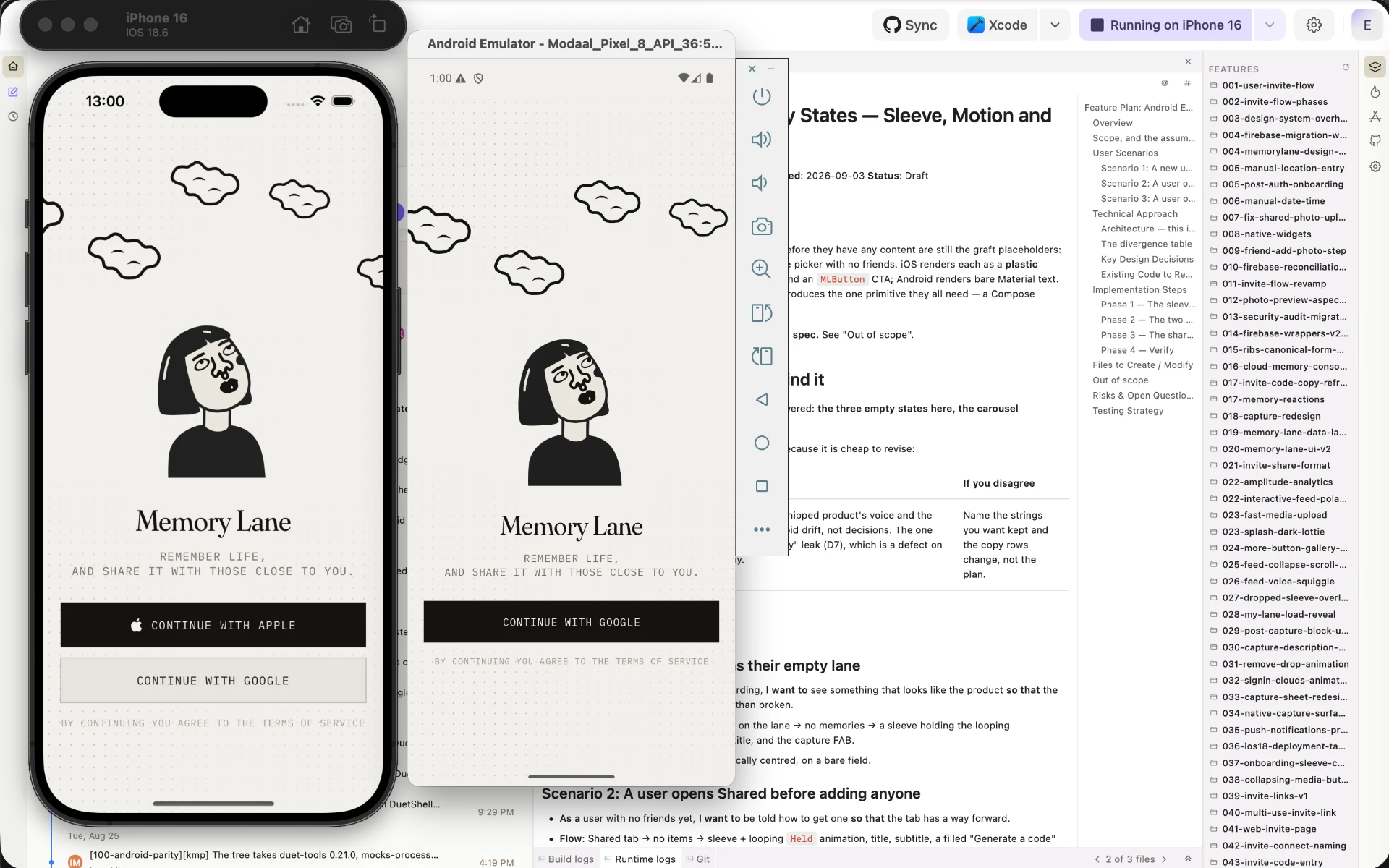 Modaal AI builder creates native iOS and Android apps from one shared core