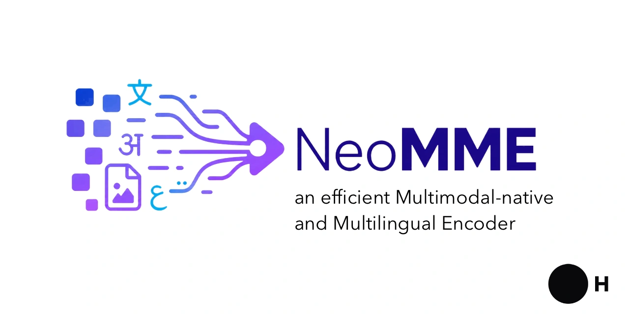 NeoMME: An Efficient Multimodal-Native, Multilingual Encoder