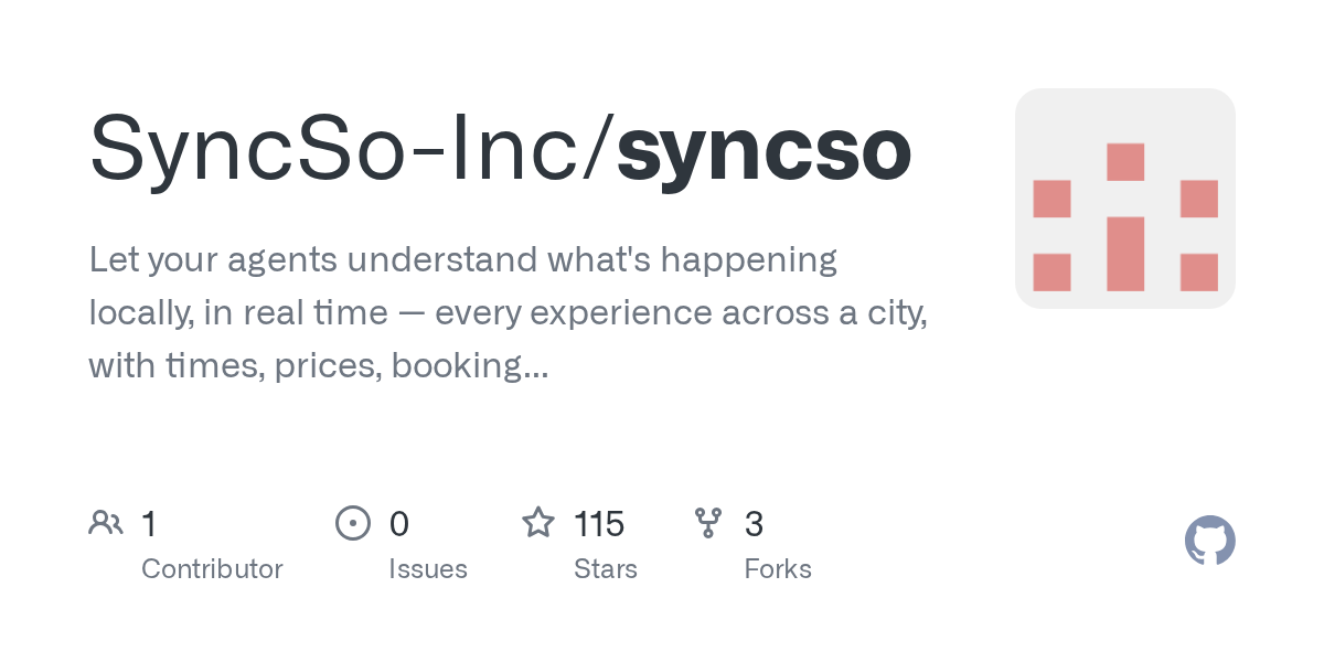 SyncSo Gives AI Agents Live Data on New York Events and Activities