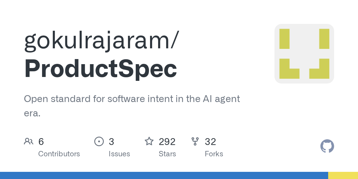 ProductSpec Introduces an Open Standard for AI-Agent Software Intent