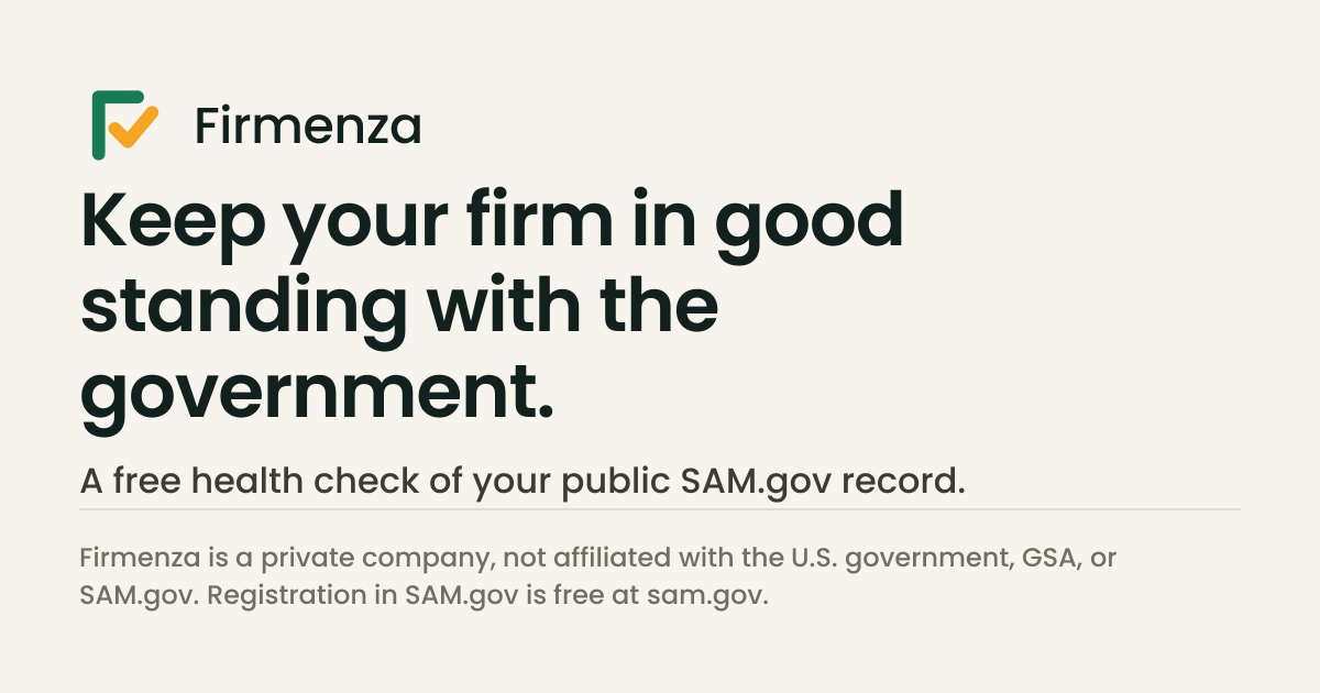 Firmenza Offers an AI Assistant for SAM.gov and Federal Contracts