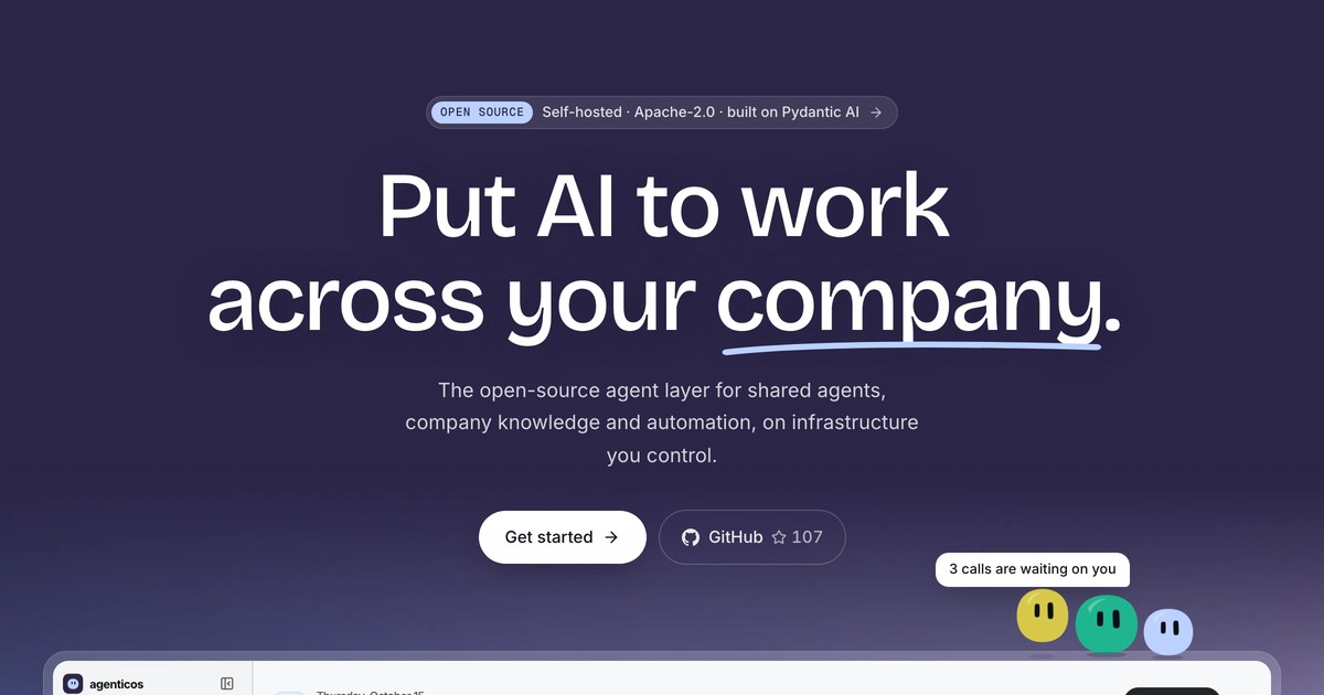 AgenticOS: Open-Source AI Teammates for Companies