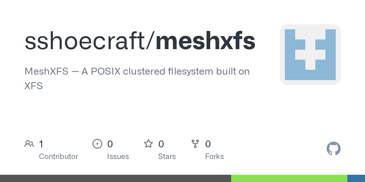 MeshXFS: An AI-Written POSIX Clustered Filesystem Built on XFS