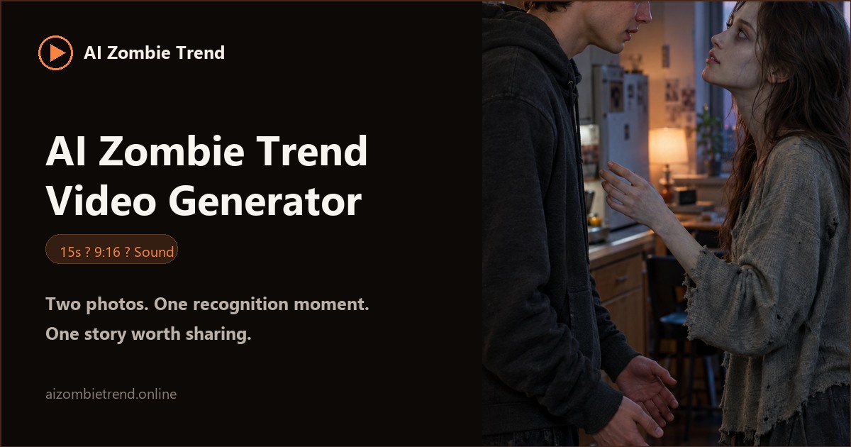 AI Zombie Video Generator Uses Photos as Identity References