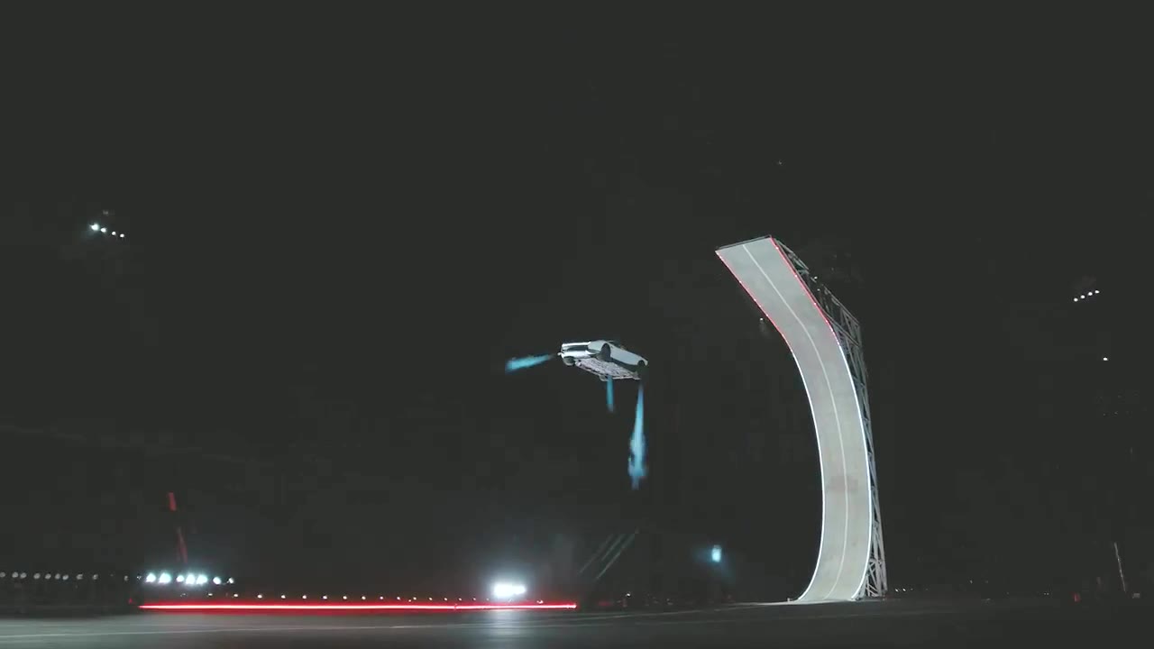 Flying Car AI 영상: Tesla Roadster 스타일 비행 자동차 장면 만들기