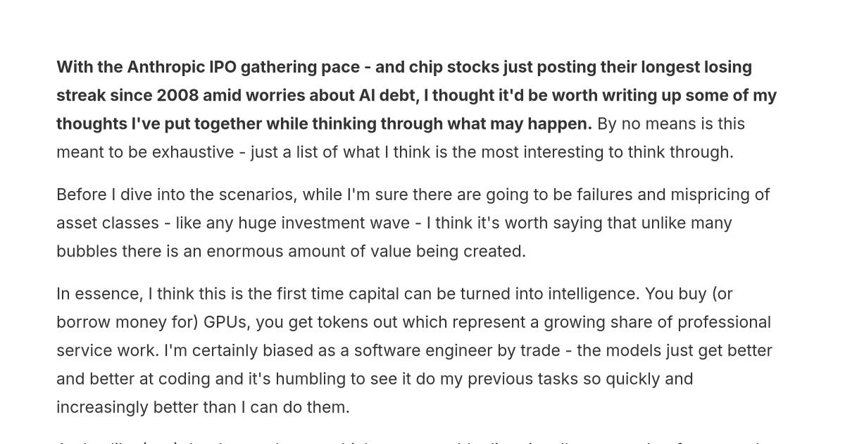 How the AI Boom Might Really End: Five Scenarios