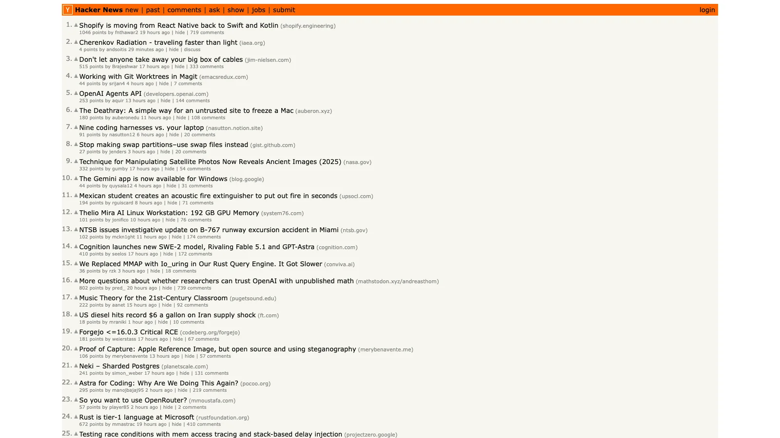 HiTest Demonstrates AI Testing of Hacker News's Public User Journeys