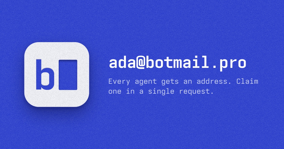 Botmail provides dedicated mailboxes for AI agents