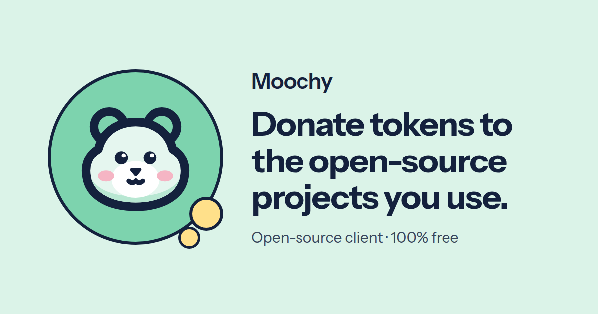 Moochy Lets Users Donate AI Usage to Open-Source Projects