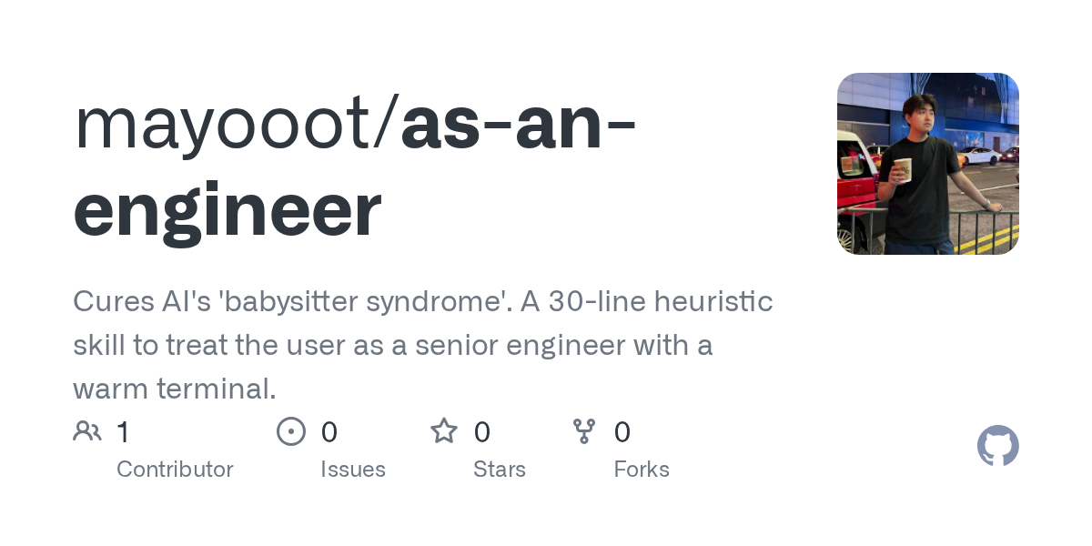As An Engineer offers four heuristics for AI coding agents
