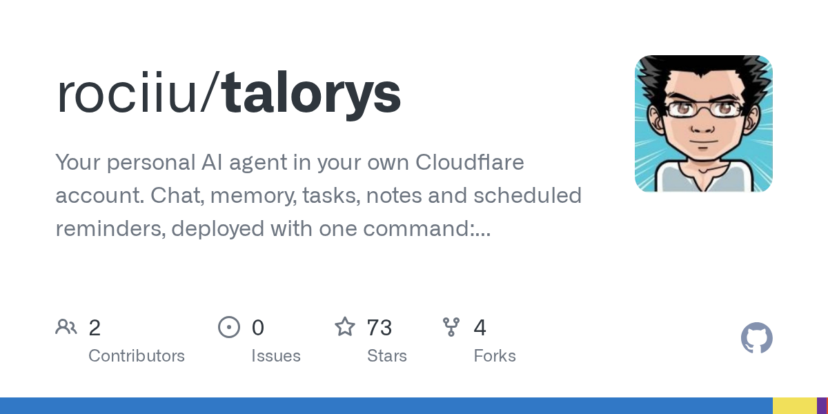 Talorys Deploys a Private Personal AI Agent in Your Cloudflare Account