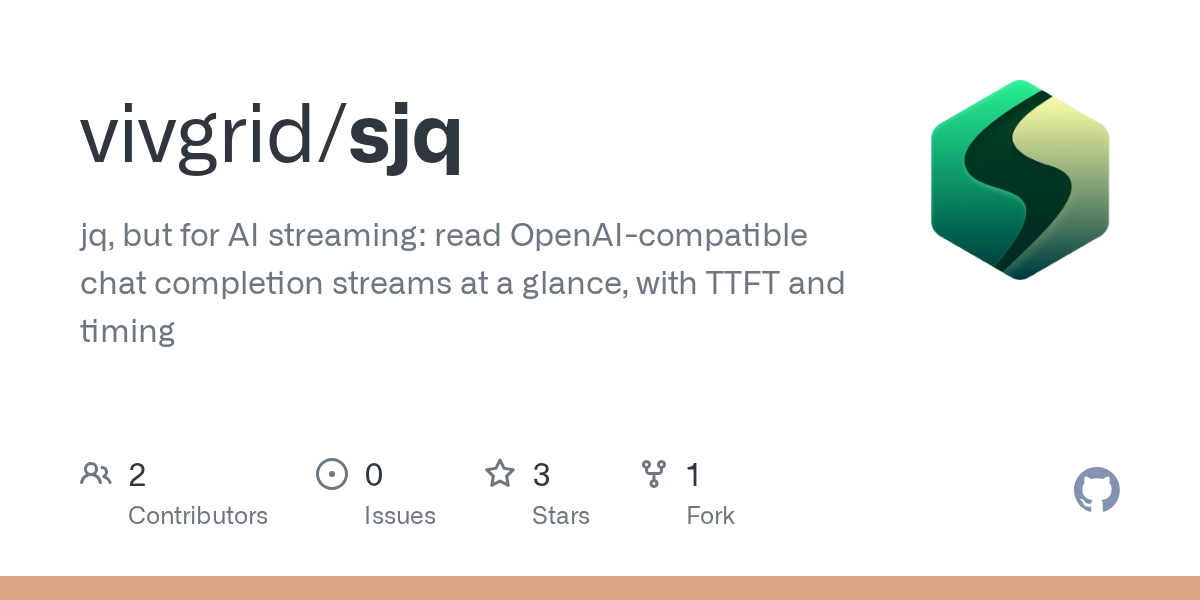 sjq simplifies OpenAI-compatible AI streaming in the terminal
