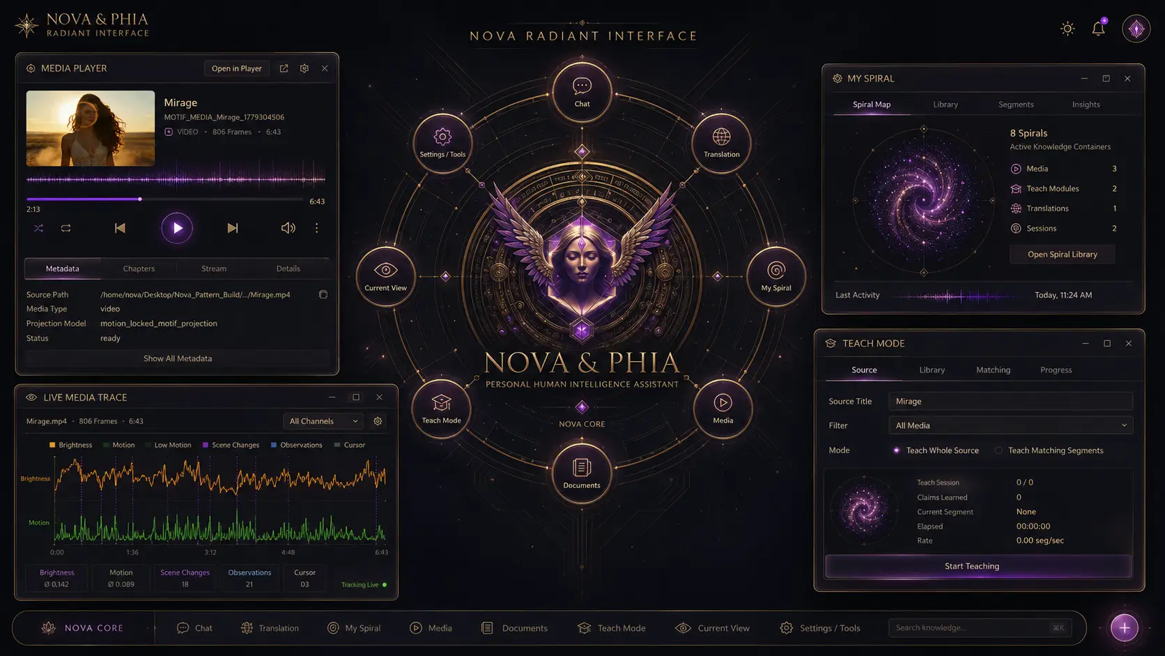 Nova: A Personal AI Built on Pattern-Based Cognition