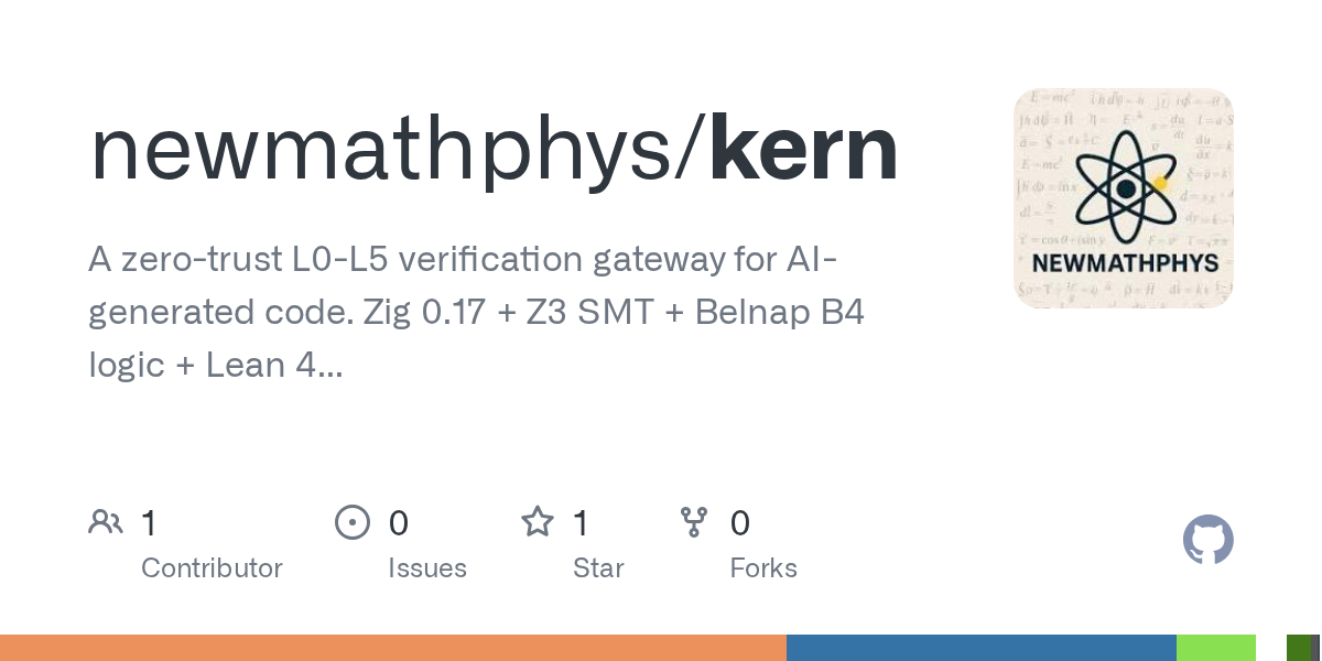 KERN Adds a Zero-Trust Verification Gate for AI-Generated Code