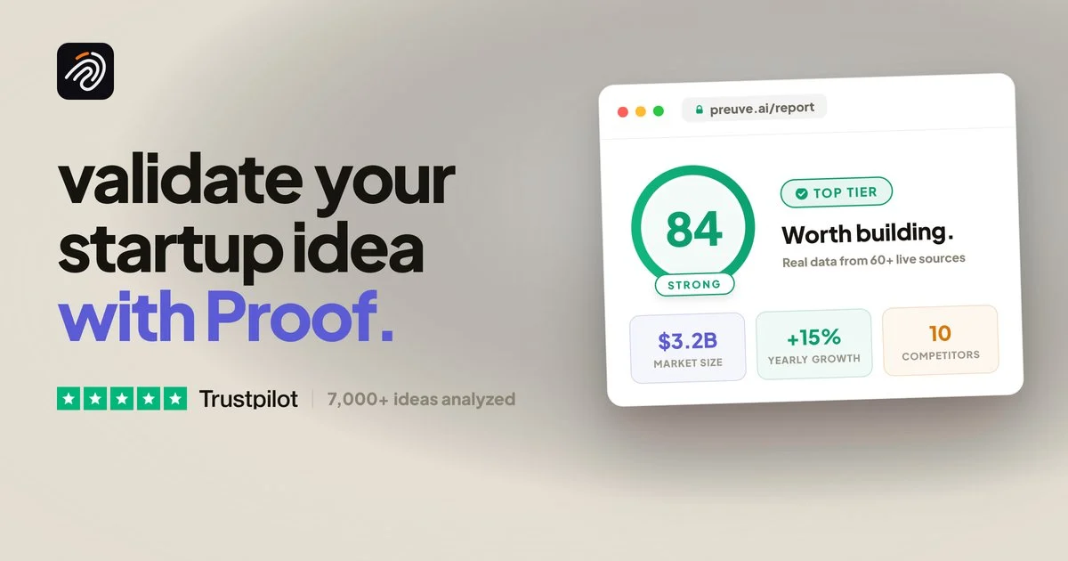 Preuve AI Uses Multi-Run AI Analysis to Validate Startup Ideas