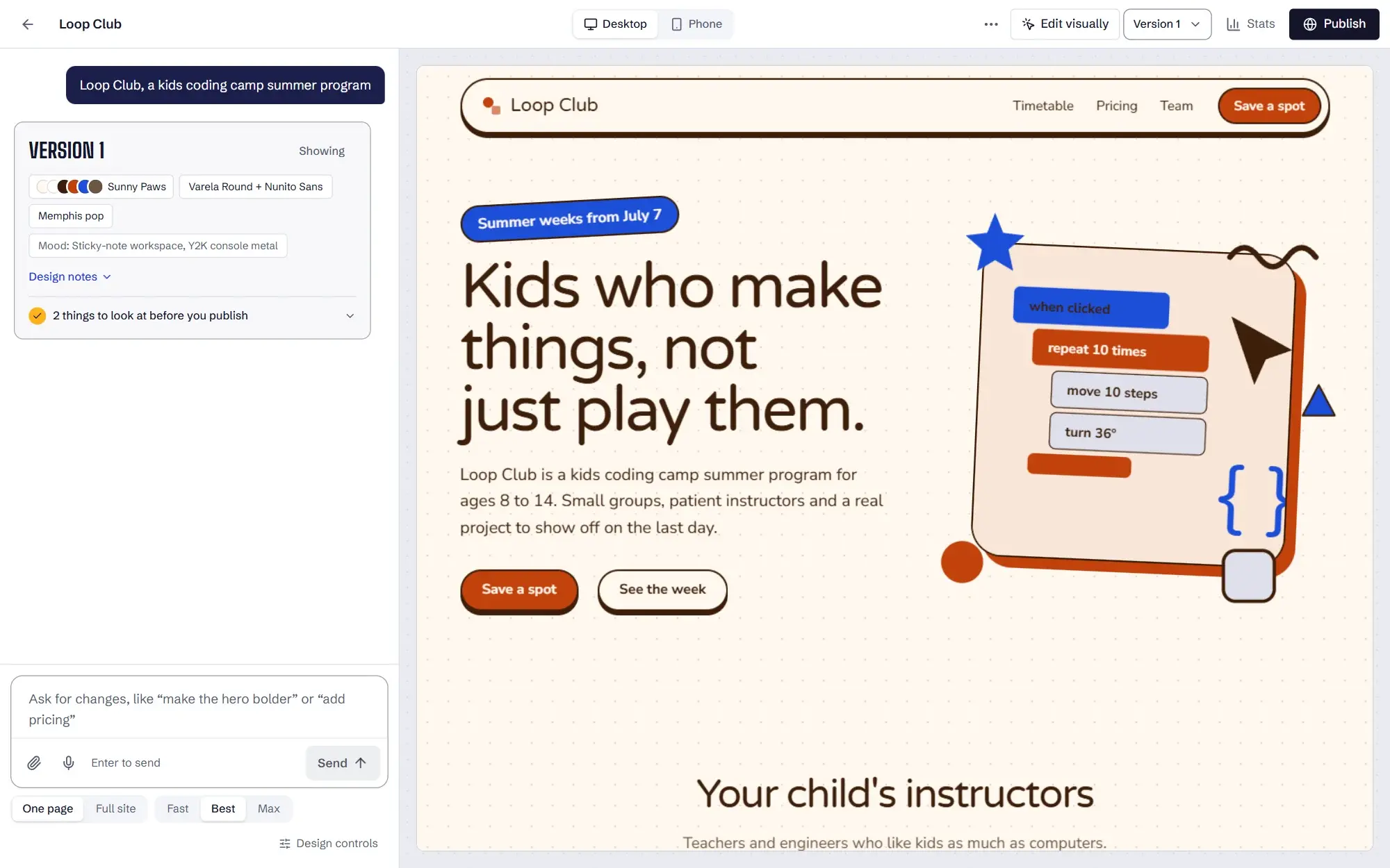 Marquee Turns Briefs Into Launch-Ready Landing Pages Through Chat