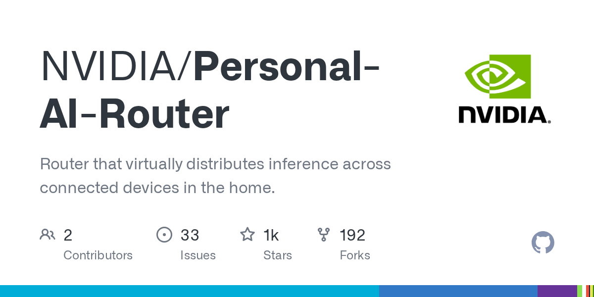 NVIDIA Releases Personal AI Router for Distributed Local Inference