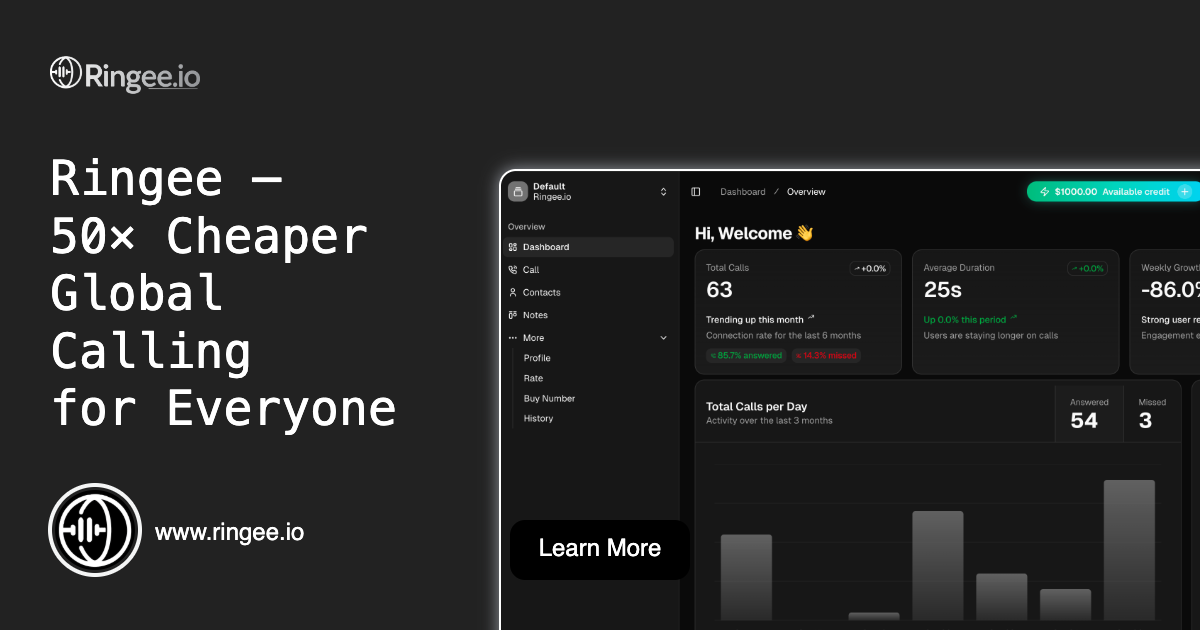 Ringee Offers Browser-Based Outbound Calling for Humans and AI Agents