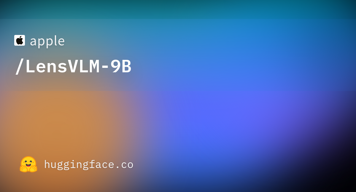 Apple LensVLM-9B: Selective Context Expansion for Compressed Visual Text Representation