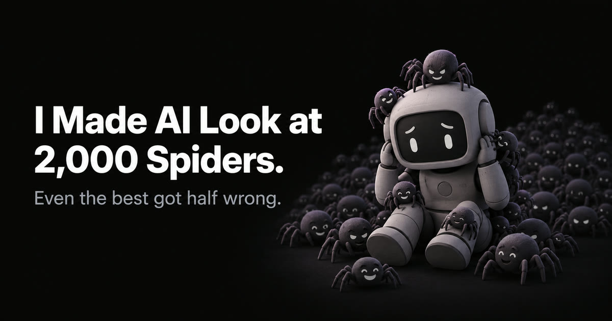 AI Models Identify Nearly Half of 2,000 Spider Photos at Species Level