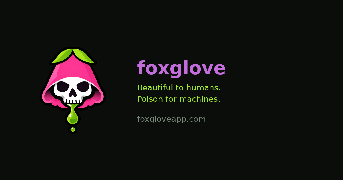 Foxglove Protects Artwork from AI Training with On-Device Image Poisoning