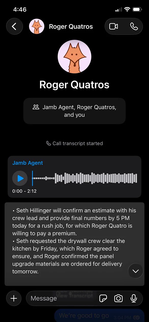 Jamb Demonstrates Donna, a Voice AI Agent for Construction Teams