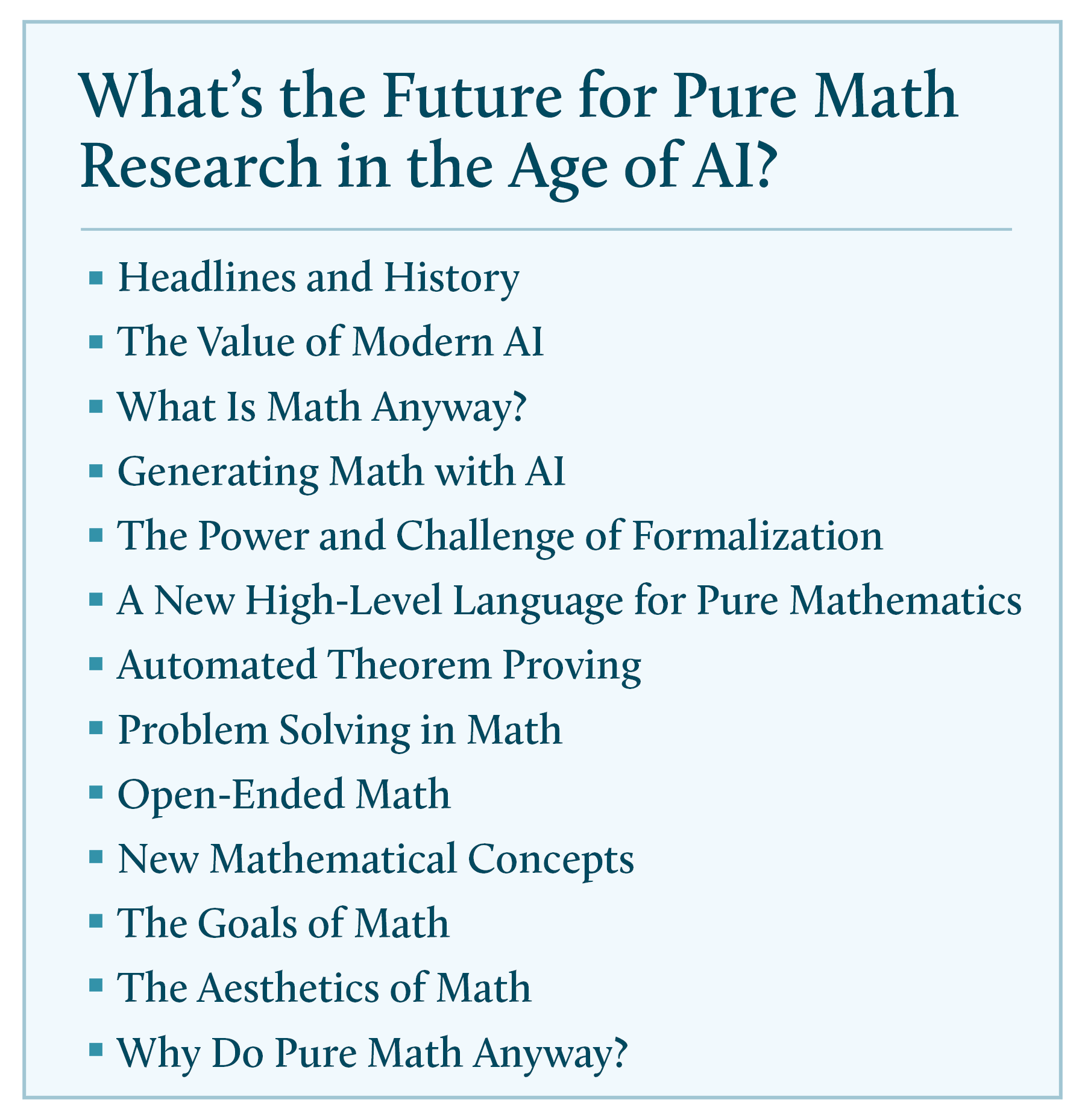 Stephen Wolfram on the Future of Pure Mathematics Research in the Age of AI
