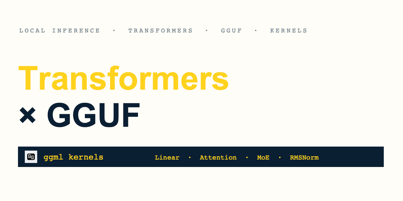 Transformers Adds Support for llama.cpp Quantized Models