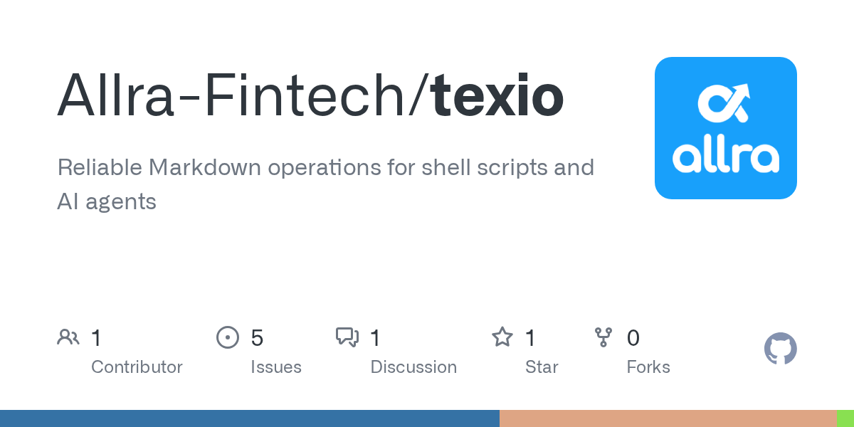 Texio Brings Structure-Aware Markdown Editing to Shell Scripts and AI Agents