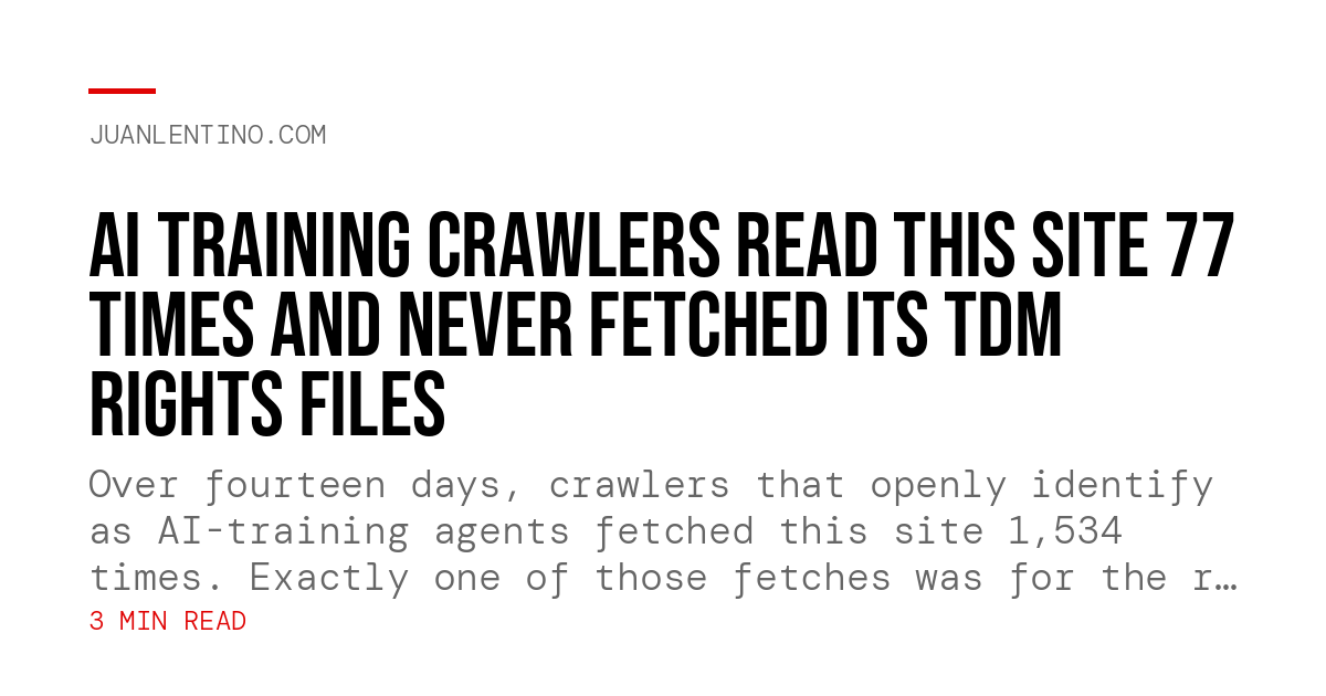 What Server Logs Reveal About AI Crawlers and Opt-Out Files